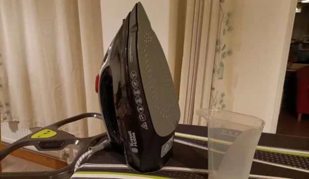 Russell Hobbs Powersteam Ultra being hand tested by journalist Laura Cooke