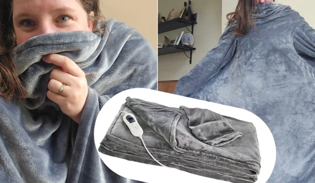Lakeland’s The Snuggler Heated Throw