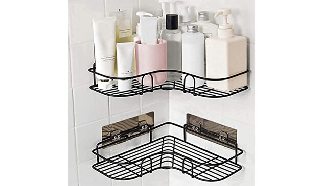 Corner shower caddy