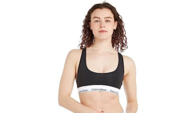 Calvin Klein Women's Modern Cotton Bralette Sports Bra