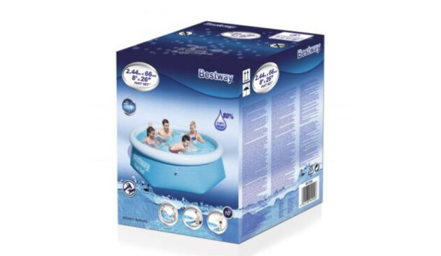 Bestway fast set paddling pool box