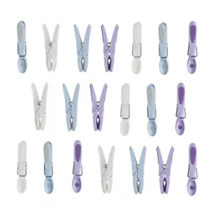 Lakeland Flower Design Soft Grip Clothes Pegs