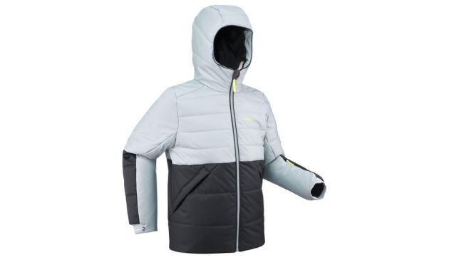 Decathlon budget kids' ski jacket