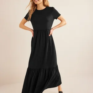 Emma Tiered Jersey Midi Dress