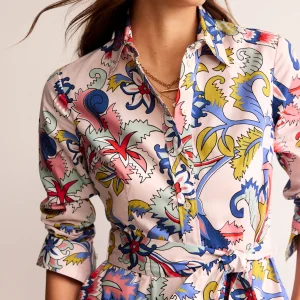 Amy Cotton Midi Shirt Dress