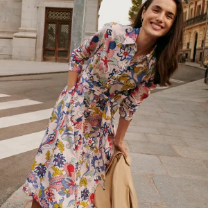 Amy Cotton Midi Shirt Dress