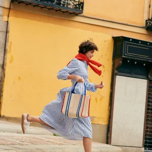 Smocked Waist Shirt Dress