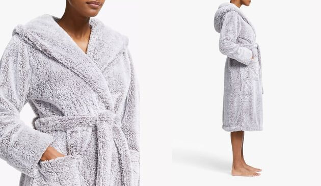 John Lewis Hi Pile Fleece Robe