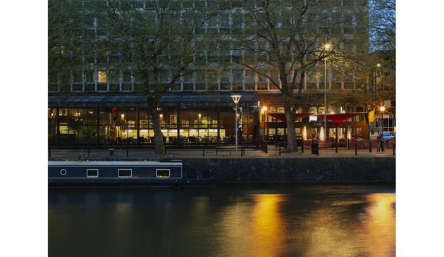 a view of Bristol's harbourside