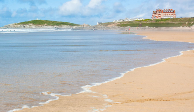 a sandy beach