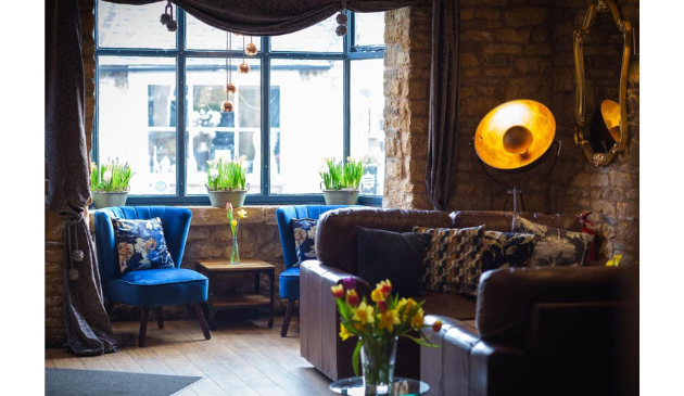a cosy hotel bar
