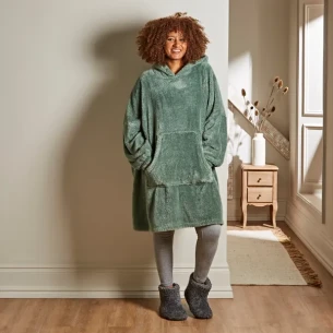 Dunelm Teddy Oversized Blanket Hoodie