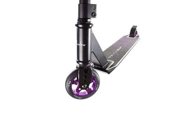 Front on view of scooter