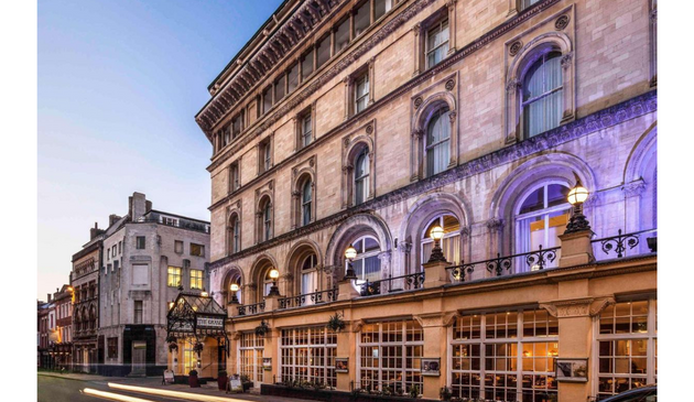a grand hotel facade