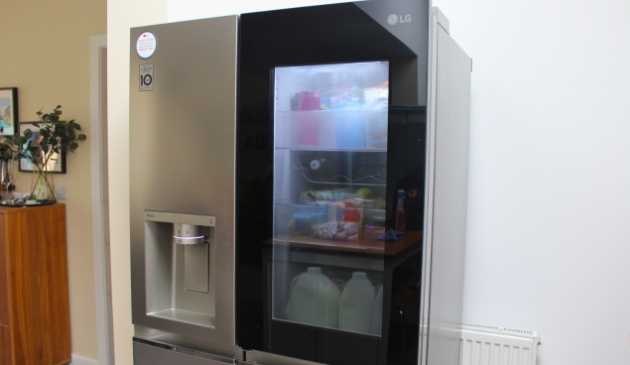 LG InstaView™ Door-in-Door™ GSXV91BSAE American Style Fridge Freezer