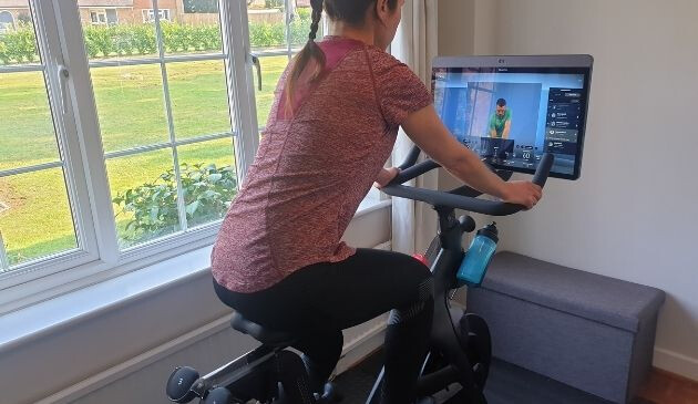 Tammy on Peloton Bike+
