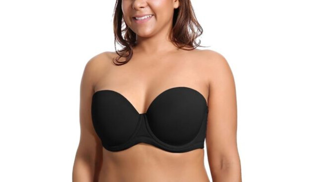 Delimira Women's Strapless Bandeau Bra