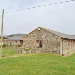 a stone cottage