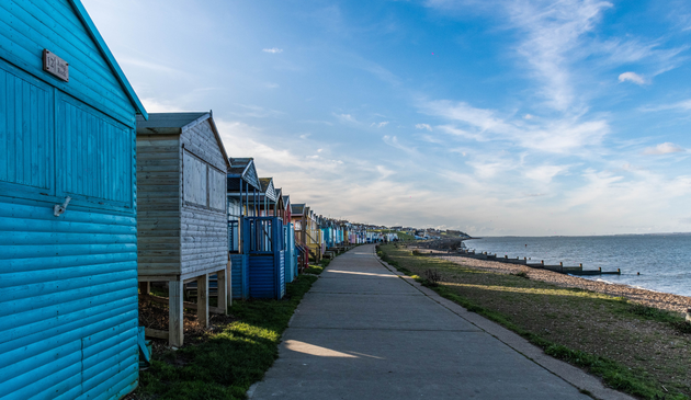 beach huts at Whitstable