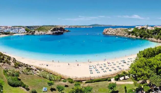 Arenal d'en Castell beach in Menorca