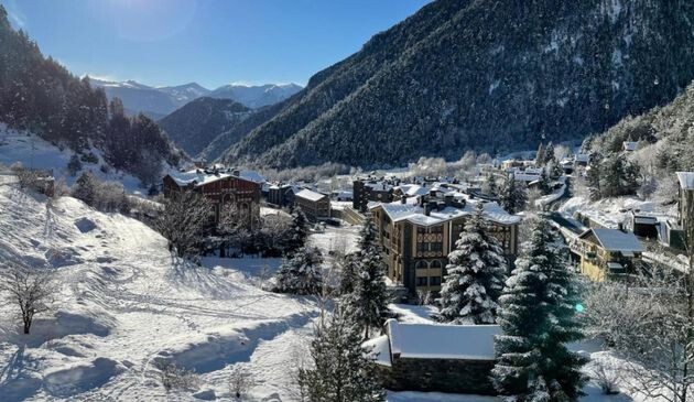 Arinsal ski resort, Andorra.