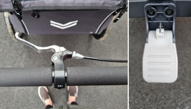 Axkid Grand Tour foot and handbrake