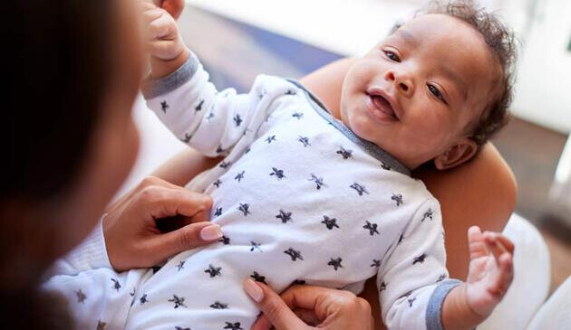 baby in babygro