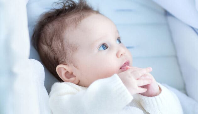 baby in buggy