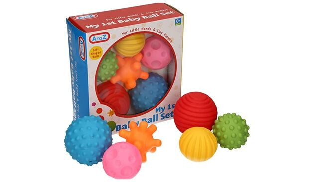 A to Z 61017 My First Baby Multi Textured Sensory Soft Balls