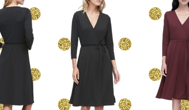 Banana Republic Wrinkle-Resistant Wrap Dress
