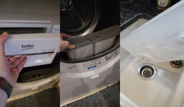 Cleaning the Beko tumble dryer