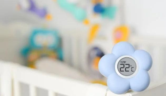 baby room thermometer in nursery