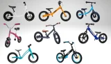 collage of best balance bikes