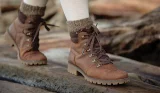 Woman wearing boots