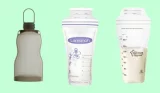 three breast milk storage bags