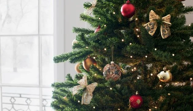 Decorated Christmas tree