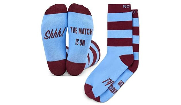 Football fan lounge socks