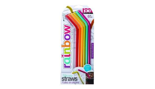 Joie Rainbow Reusable Silicone Straws