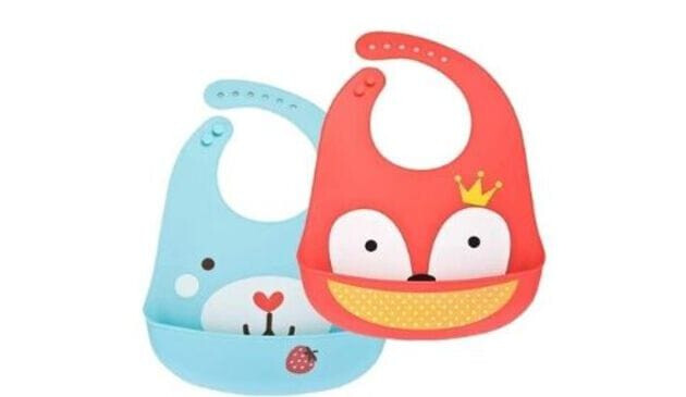 Brilliant Bibs Waterproof Silicone Weaning Baby Bibs