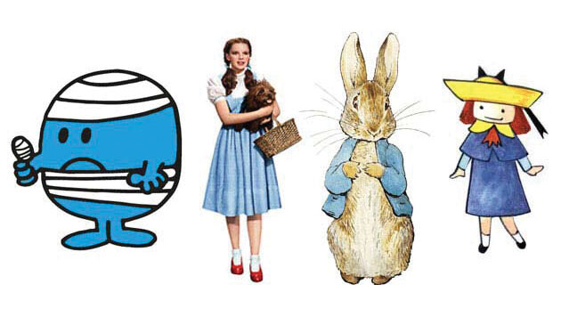 Blue costumes