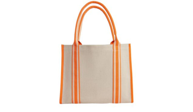 Boden neon canvas tote bag