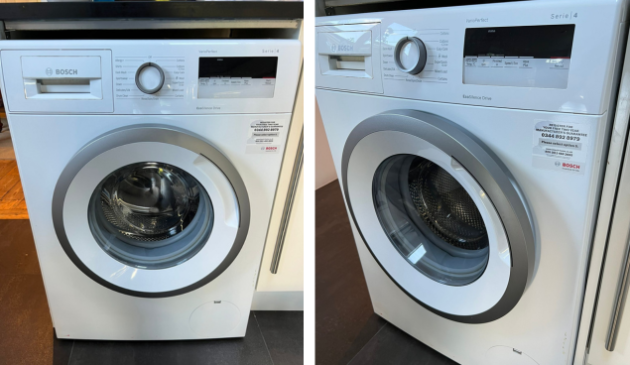 Bosch Series 4 washing machine in a family home