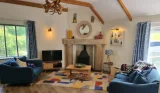 The living room at Pentree cottage at Bosinver Farm Cottages