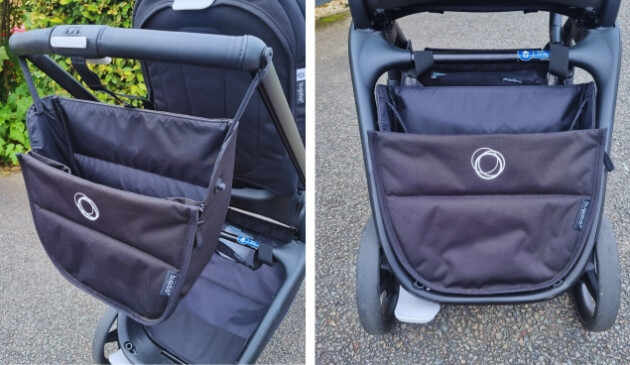 Rear storage pocket on the Bugaboo Dragonfly