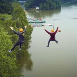Center Parcs Elveden Forest zip line