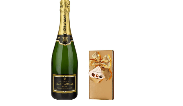 champagne and chocolates