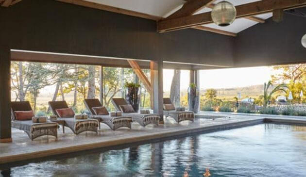 Chateau St Pierre indoor pool