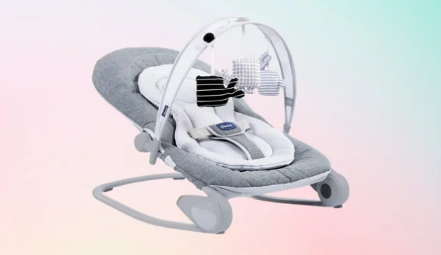 Chicco Hoopla baby bouncer in grey