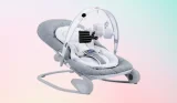 Chicco Hoopla baby bouncer in grey
