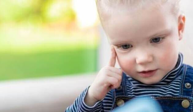 Child on tablet